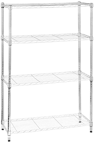 Amazon Basics 4-Shelf Adjustable Storage Shelving Unit