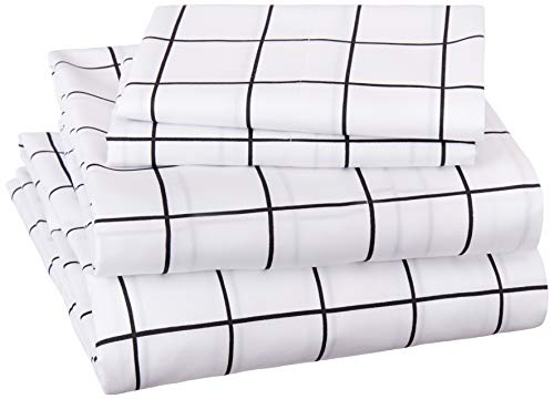 Amazon Basics Bed Sheet Set with Elastic Side Pockets