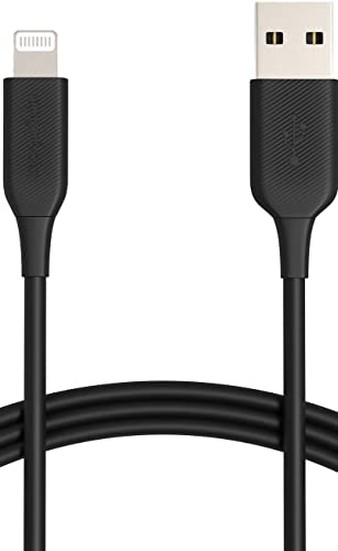 Amazon Basics Lightning Cable - MFi Certified Charger Cord for Apple Devices