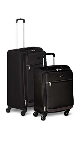 Amazon Basics 30 Inch Softside Spinner Suitcase - Black