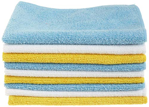 Amazon Basics Microfiber Cleaning Cloth, Pack of 24