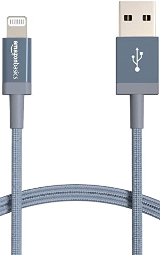Amazon Basics USB-A to Lightning Charger Cable - Reliable and Fast Charging for Apple Devices