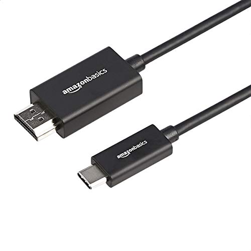 Amazon Basics USB-C to HDMI Cable Adapter (Thunderbolt 3 Compatible)