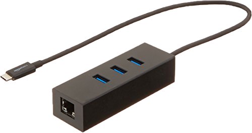 Amazon Basics USB Hub with Ethernet Adapter