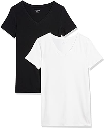 Amazon Essentials Women's Classic-Fit T-Shirt, Pack of 2