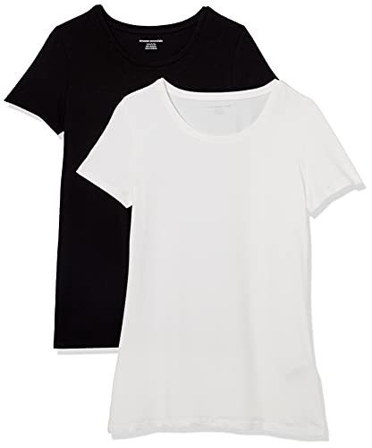 Amazon Essentials Women's Classic-Fit Short-Sleeve Crewneck T-Shirt Pack