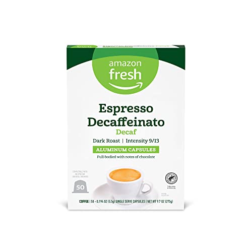 Amazon Fresh Decaf Espresso Capsules