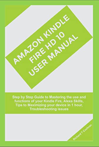 AMAZON KINDLE FIRE HD 10 USER MANUAL