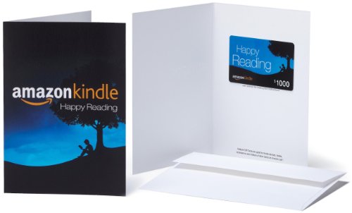 Amazon.com $1000 Gift Card in a Greeting Card (Amazon Kindle Design)