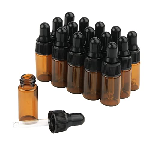 Amber Glass Dropping Bottles 1ml-5ml: Professional Storage and Travel Solution