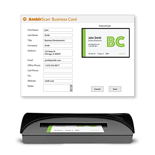 Ambir ImageScan Pro 667 Business Card Scanner