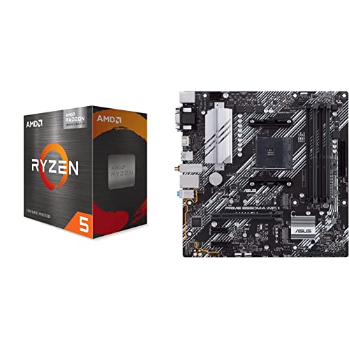 AMD Ryzen 5 5600G Processor & ASUS Prime B550M-A WiFi II Motherboard