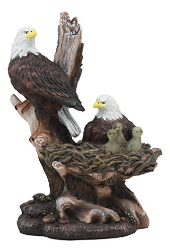 American Bald Eagle Family Statue