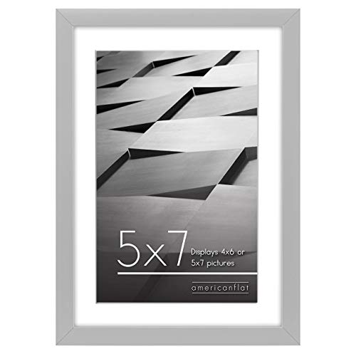 Americanflat 5x7 Picture Frame in Silver