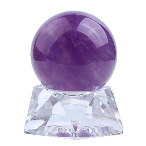 Amethyst Healing Crystal Sphere with Stand