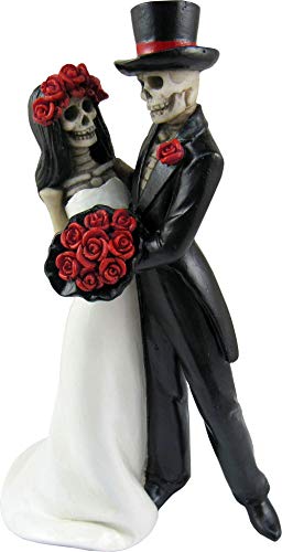 Amor Por Vida - Dancing Skeleton Couple Figurine
