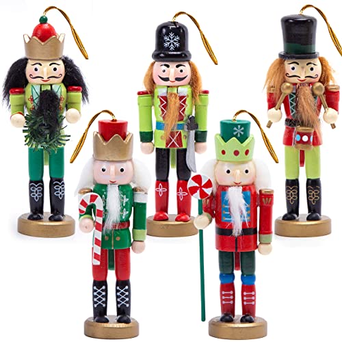 AMOR PRESENT Christmas Nutcracker Ornaments Set