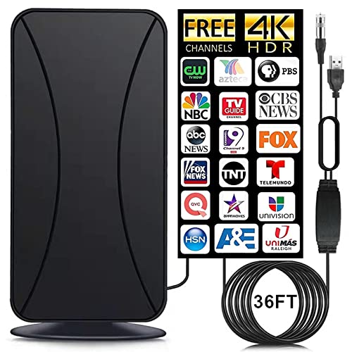 Amplified HD Digital Indoor TV Antenna Booster