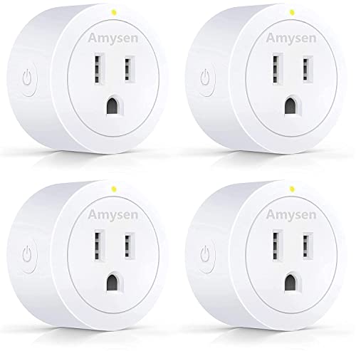 Amysen Smart Plug - Voice-Controlled WiFi Outlet Socket for Smart Homes