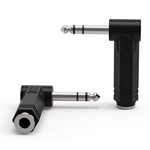 Ancable 6.35mm Right Angle Audio Adapter