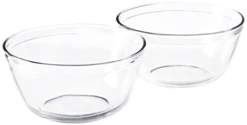 Anchor Hocking 4-Quart Glass Mixing Bowl Set