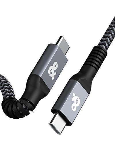 ANDNOVA USB C to USB C 3.1 Gen 2 Cable - Fast Data Transfer, 4K Video Support, and Fast Charging