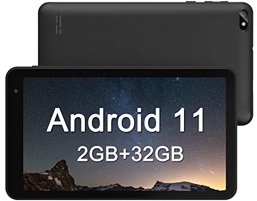 Android 11 Tablet, 7 inch, Quad-Core, 2GB RAM 32GB ROM, Dual Camera