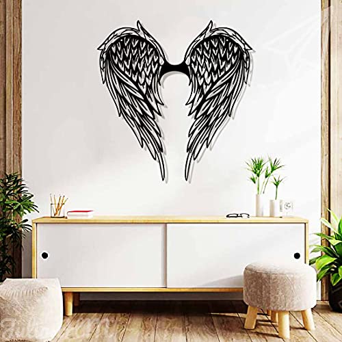 Angel Wings Led Lights Metal Wall Decor