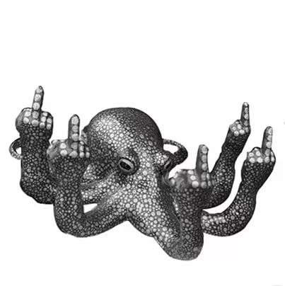 Anger Octopus Sculpture