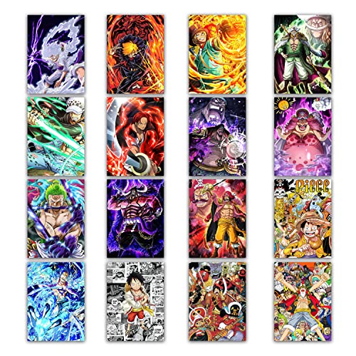 Anime Posters 16-Pack for Home Decor