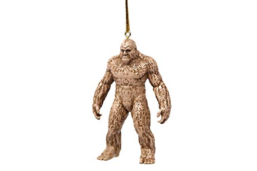 ANISAU Bigfoot Tree Ornament Figure, 3 Inch, Beige