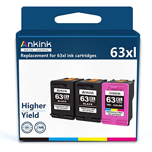 Ankink 4X Capacity 63XL Ink Cartridges