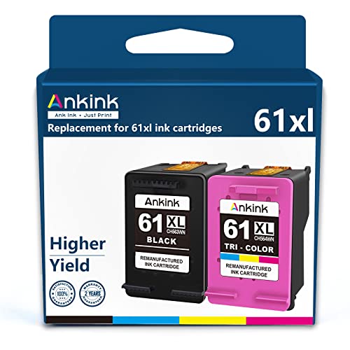 Ankink 61XL Black Color Ink Cartridge Combo Pack