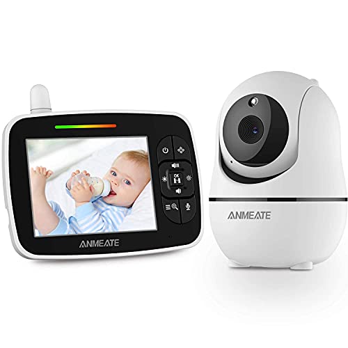 ANMEATE Baby Monitor with Remote Pan-Tilt-Zoom Camera