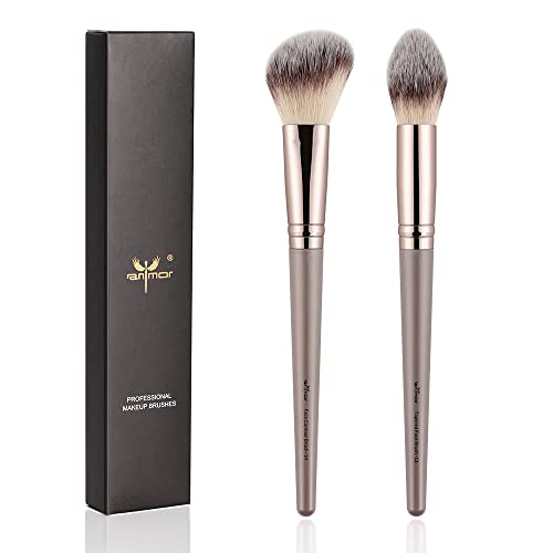 Anmor Contour and Highlighter Brush Set