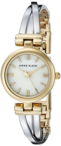 Anne Klein AK/1171MPTT Two-Tone Bangle Watch