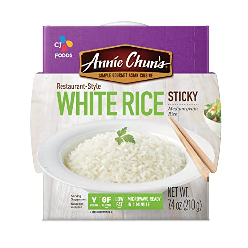 Annie Chun's Sticky Rice - Delicious, Gluten-Free, Vegan, 7.4 Oz (Pack of 6)