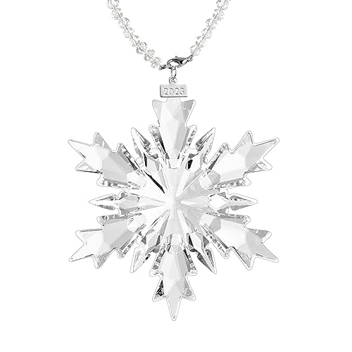 Annual Crystal Snowflake Star Ornament