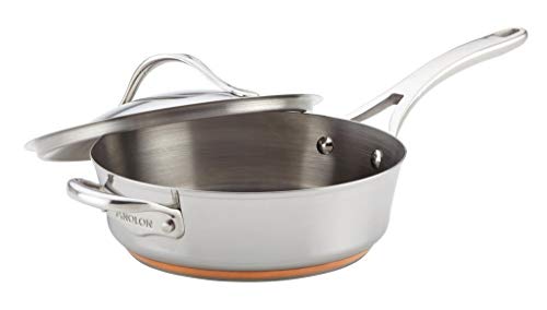 Anolon Novelle Copper Stainless Steel Saute Pan