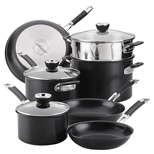 Anolon SmartStack Cookware Set, 10-Piece