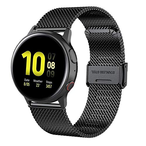 Anrir 20mm Mesh Stainless Steel Band for Vivoactive 3 Watch