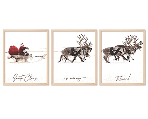 AnyDesign Christmas Wall Art Prints