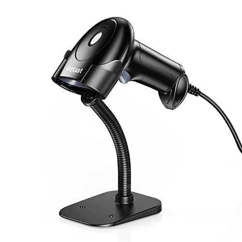 Anyeast USB Wired Barcode Scanner with Stand for Computer POS