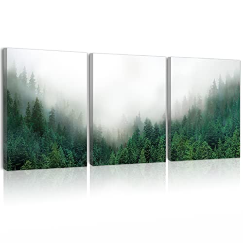 Anyzal Green Forest Wall Art Set