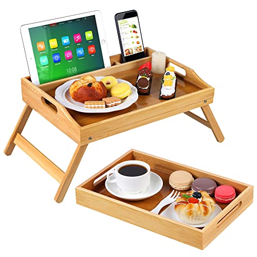 Aodaer Bed Table Tray with Folding Legs