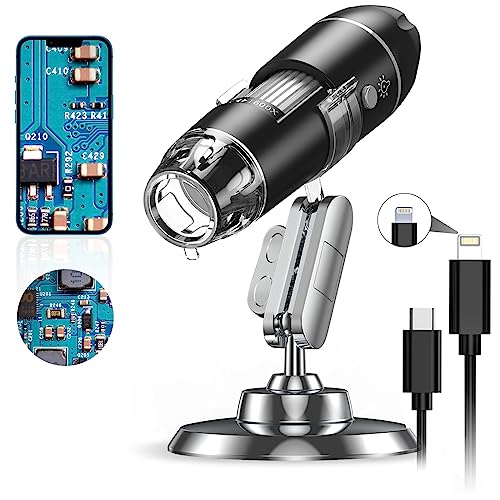 Aopick Handheld USB Microscope - Portable Pocket Microscope with 1440P HD Camera