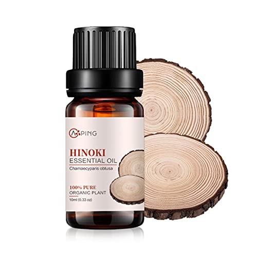 AOPING Hinoki Essential Oil - 100% Pure Organic Plant Oil