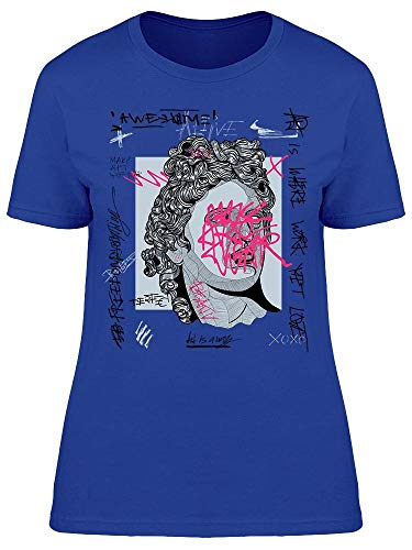 Apollo Sculpture Tee Women's Royal Blue