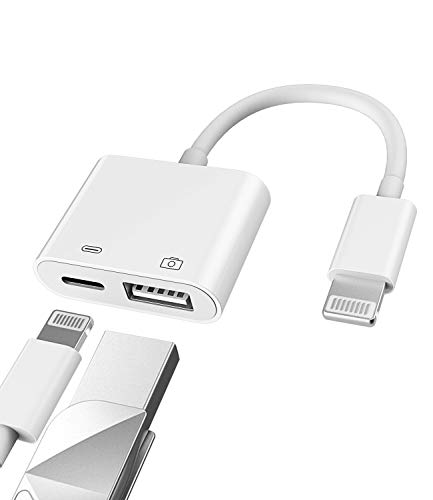 Apple Certified Lightning Male to USB Female Adapter OTG and Charger Cable