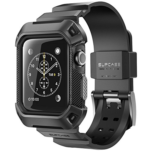 Apple Watch 3 Case - Rugged Protective Case with Strap Bands